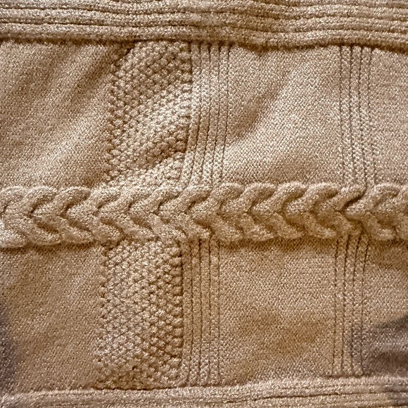 MarlaWynne Tan Cable Knit Sweater - Picture 2 of 5